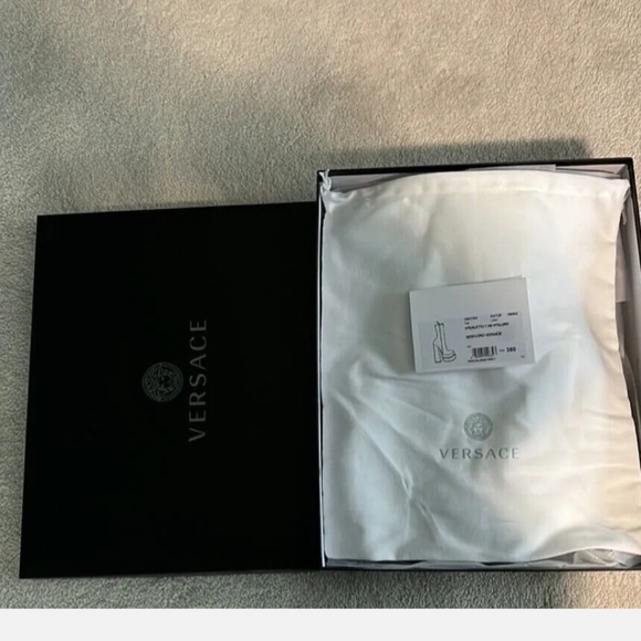 Versace Aevitas Platform Boots 38 - Picture 8 of 11